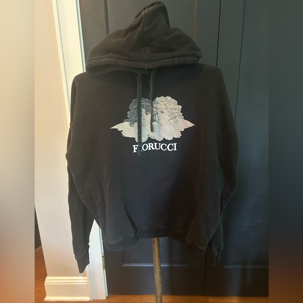 Fiorruci black hooded sweatshirt medium